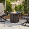 The Outdoor GreatRoom Company Stonefire 31-Inch Round Propane Gas Fire Pit Table - Brown - SF-32-K