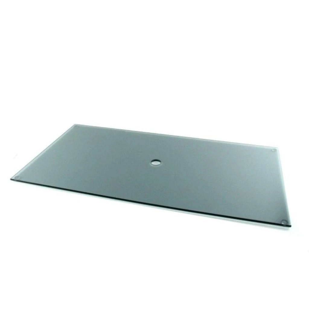 12" X 24" Rectangular Tempered Grey Glass Burner Cover 3 12" X 24" Rectangular Tempered Grey Glass Burner Cover