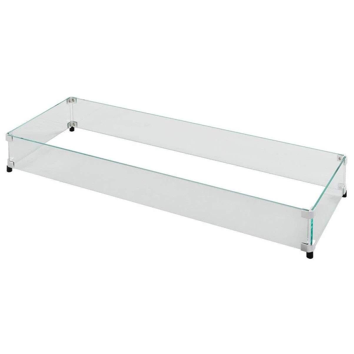 12" X 64" Linear Tempered Glass Wind Guard 3 12" X 64" Linear Tempered Glass Wind Guard