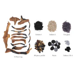 Amantii Tru-View XL 40" Deep Indoor/Outdoor 3-Sided Glass Smart Electric Fireplace | 40-TRU-VIEW-XL -Electric Fire Place Store Amantii Tru View XL Deep 40 Design Media Drift 15pce