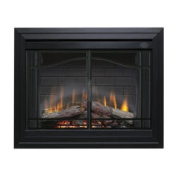 Dimplex 39" Deluxe Built In Electric Fireplace Insert - BF39DXP -Electric Fire Place Store BF39DXP Front wDoor 1280