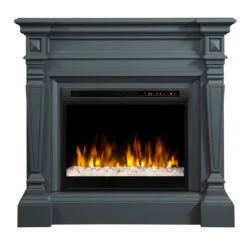 Dimplex Heather Electric Fireplace Mantel With Glass Ember Bed - GDS28G8-1941WE 9 Dimplex Heather Electric Fireplace Mantel With Glass Ember Bed - GDS28G8-1941WE -Electric Fire Place Store GDS28G8 1941WE Front 1280