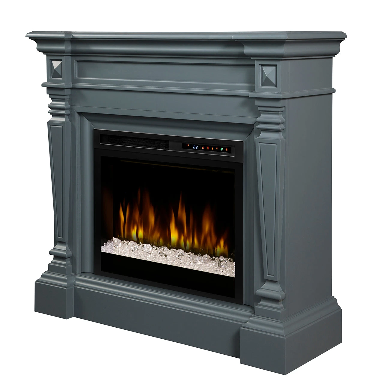 Dimplex Heather Electric Fireplace Mantel With Glass Ember Bed - GDS28G8-1941WE 3 Dimplex Heather Electric Fireplace Mantel With Glass Ember Bed - GDS28G8-1941WE