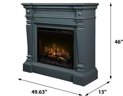 Dimplex Heather Electric Fireplace Mantel With Glass Ember Bed - GDS28G8-1941WE 7 Dimplex Heather Electric Fireplace Mantel With Glass Ember Bed - GDS28G8-1941WE - Image 5