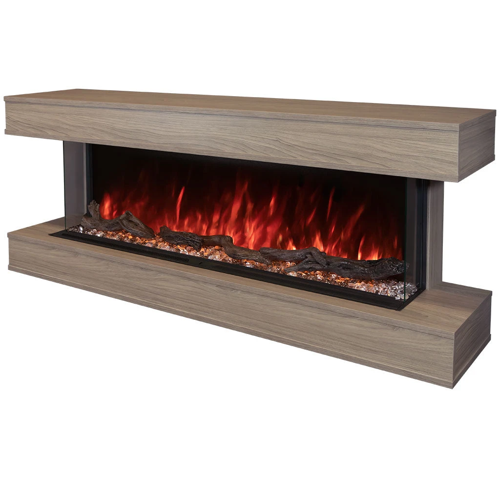 Modern Flames Coastal Sand Finish LPM-6816 Premium Wall Mounted Cabinet | WMC-68LPM-CS 5 Modern Flames Coastal Sand Finish LPM-6816 Premium Wall Mounted Cabinet | WMC-68LPM-CS - Image 3