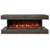 Modern Flames Driftwood Grey Finish LPM-5616 Premium Wall Mounted Cabinet | WMC-56LPM-DW -Electric Fire Place Store LPMcab DriftwoodGray Frnt ccbd88e8 581b 4b10 aa50 4222ded704ac