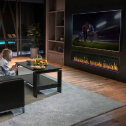 Modern Flames Orion Slim 76" Virtual Fireplace | Built-In Or Wall Mounted | Single Sided | OR76-SLIM 17 Modern Flames Orion Slim 76" Virtual Fireplace | Built-In Or Wall Mounted | Single Sided | OR76-SLIM -Electric Fire Place Store Modern Flames Orion Slim OR76 SLIM People Den 1024