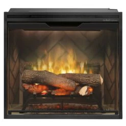 Dimplex Revillusion® 24-Inch Built-In Electric Fireplace - RBF24DLX -Electric Fire Place Store RBF24DLX Front r1 2000px