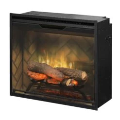 Dimplex Revillusion® 24-Inch Built-In Electric Fireplace - RBF24DLX -Electric Fire Place Store RBF24DLX Right r1 2000px