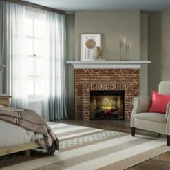 Dimplex Revillusion® 30-Inch Built-In Electric Fireplace - RBF30-FG | 500002388 -Electric Fire Place Store RBF30 Revillusion LS3 Bedroom 2000px