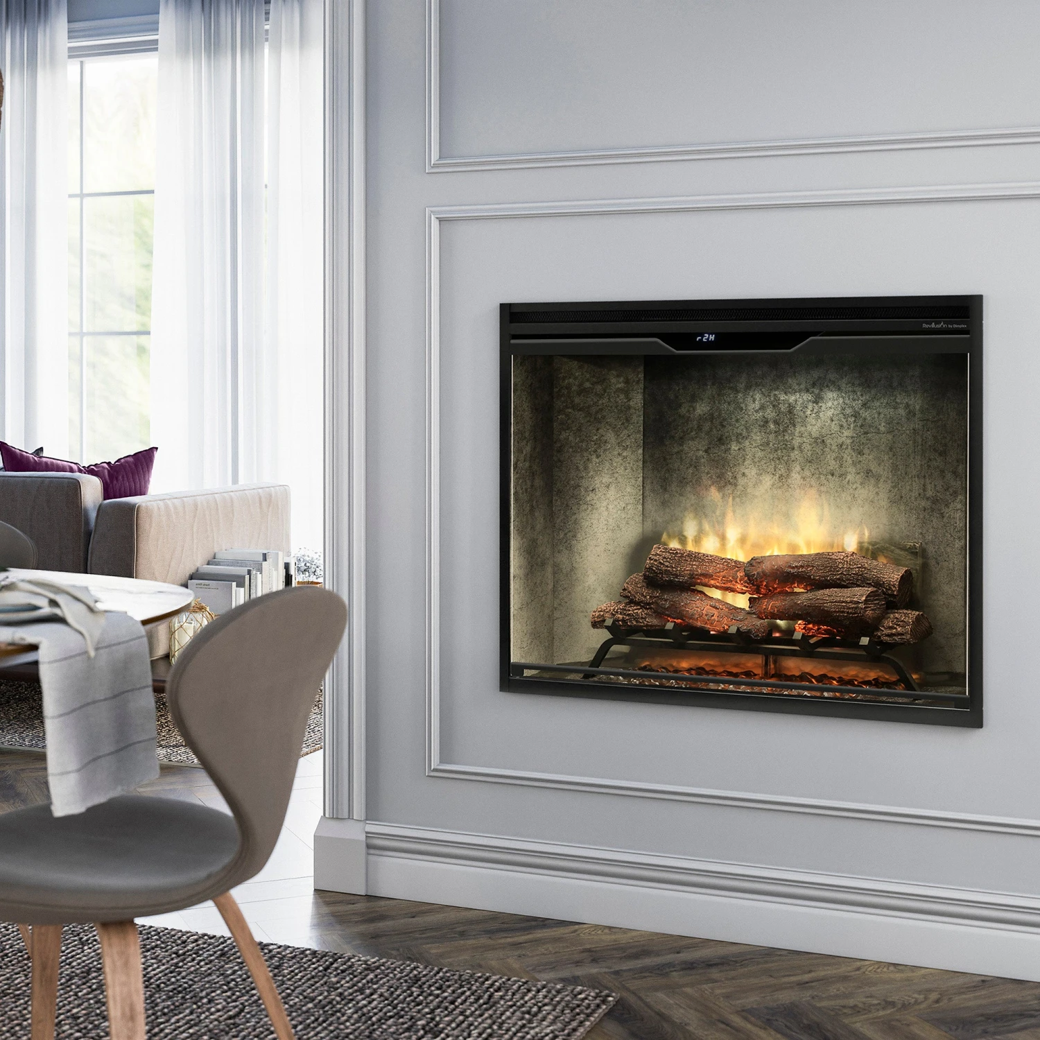Dimplex Revillusion® 36" Portrait Built-In Electric Fireplace - Weathered Concrete -RBF36PWC-FG | 500002399 3 Dimplex Revillusion® 36" Portrait Built-In Electric Fireplace - Weathered Concrete -RBF36PWC-FG | 500002399