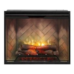Dimplex Revillusion® 36" Portrait Built-In Electric Fireplace - RBF36P-FG | 500002398 -Electric Fire Place Store RBF36P Front wGlass 2000px