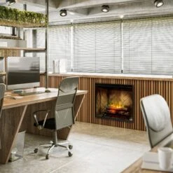 Dimplex Revillusion® 36" Portrait Built-In Electric Fireplace - RBF36P-FG | 500002398 -Electric Fire Place Store RBF36P LS3 Office 2000px