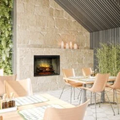 Dimplex Revillusion® 36-Inch Built-In Electric Fireplace - Weathered Concrete - RBF36WC-FG | 500002401