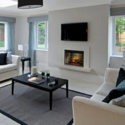 Dimplex Revillusion® 36-Inch Built-In Electric Fireplace - Weathered Concrete - RBF36WC-FG | 500002401 -Electric Fire Place Store RBF36WC LS 1280