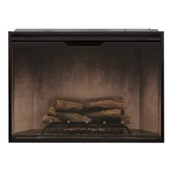 Dimplex Revillusion® 42" Built-In Electric Fireplace - Weathered Concrete - RBF42WC-FG | 500002411 -Electric Fire Place Store RBF42WC Front OFF wGlass 2000px