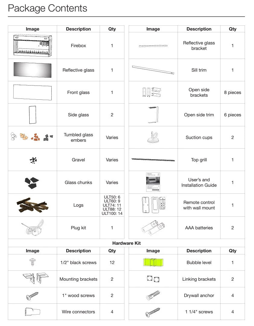 Dimplex Ignite Ultra 60" Linear Electric Fireplace | Built-In | Single Sided Or Multi Sided | ULT60 | 500003151 9 Dimplex Ignite Ultra 60" Linear Electric Fireplace | Built-In | Single Sided Or Multi Sided | ULT60 | 500003151 - Image 7