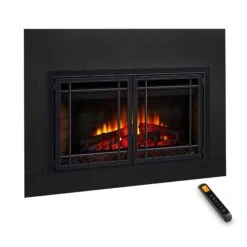 SimpliFire 25" Traditional Electric Fireplace Insert | SF-INS25 -Electric Fire Place Store SimpliFire E INSERTS Insert25 MissionDoorLrgSurround
