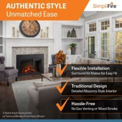 SimpliFire 30" Traditional Electric Fireplace Insert | SF-INS30 20 SimpliFire 30" Traditional Electric Fireplace Insert | SF-INS30 -Electric Fire Place Store SimpliFire E INSERTS Insert30 2