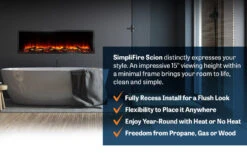 SimpliFire Scion 78" Built-In Linear Electric Fireplace | SF-SC78-BK 20 SimpliFire Scion 78" Built-In Linear Electric Fireplace | SF-SC78-BK -Electric Fire Place Store SimpliFire SCION EC2