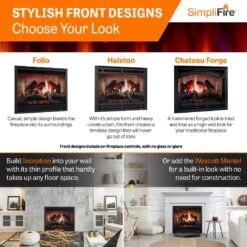 SimpliFire 36" Inception Traditional Electric Fireplace | SF-INC36 23 SimpliFire 36" Inception Traditional Electric Fireplace | SF-INC36 -Electric Fire Place Store Social Square SimpliFire INCEPTION ALT4