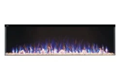 Napoleon Trivista Primis 60" 3 Sided Linear Electric Fireplace - NEFB60H-3SV -Electric Fire Place Store Trivista NEFB60H 3SV Prod Str Glass EmberBed Orange Flames Y B 1024x1024 e207f1ad aefe 4829 acb5 ad9ccc9b0daf
