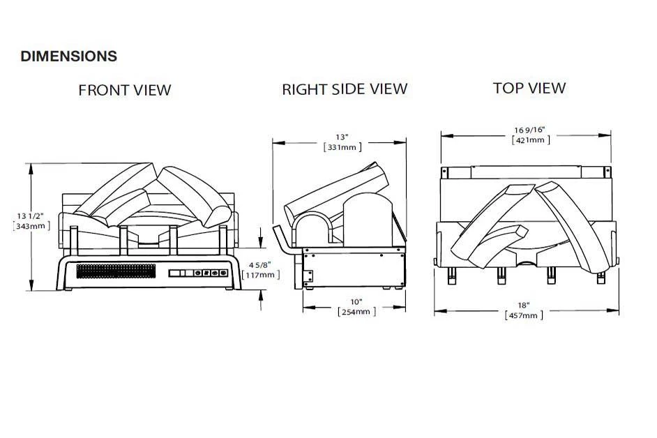 Napoleon 18" Woodland Electric Fireplace Log Set - NEFI18H 7 Napoleon 18" Woodland Electric Fireplace Log Set - NEFI18H - Image 5