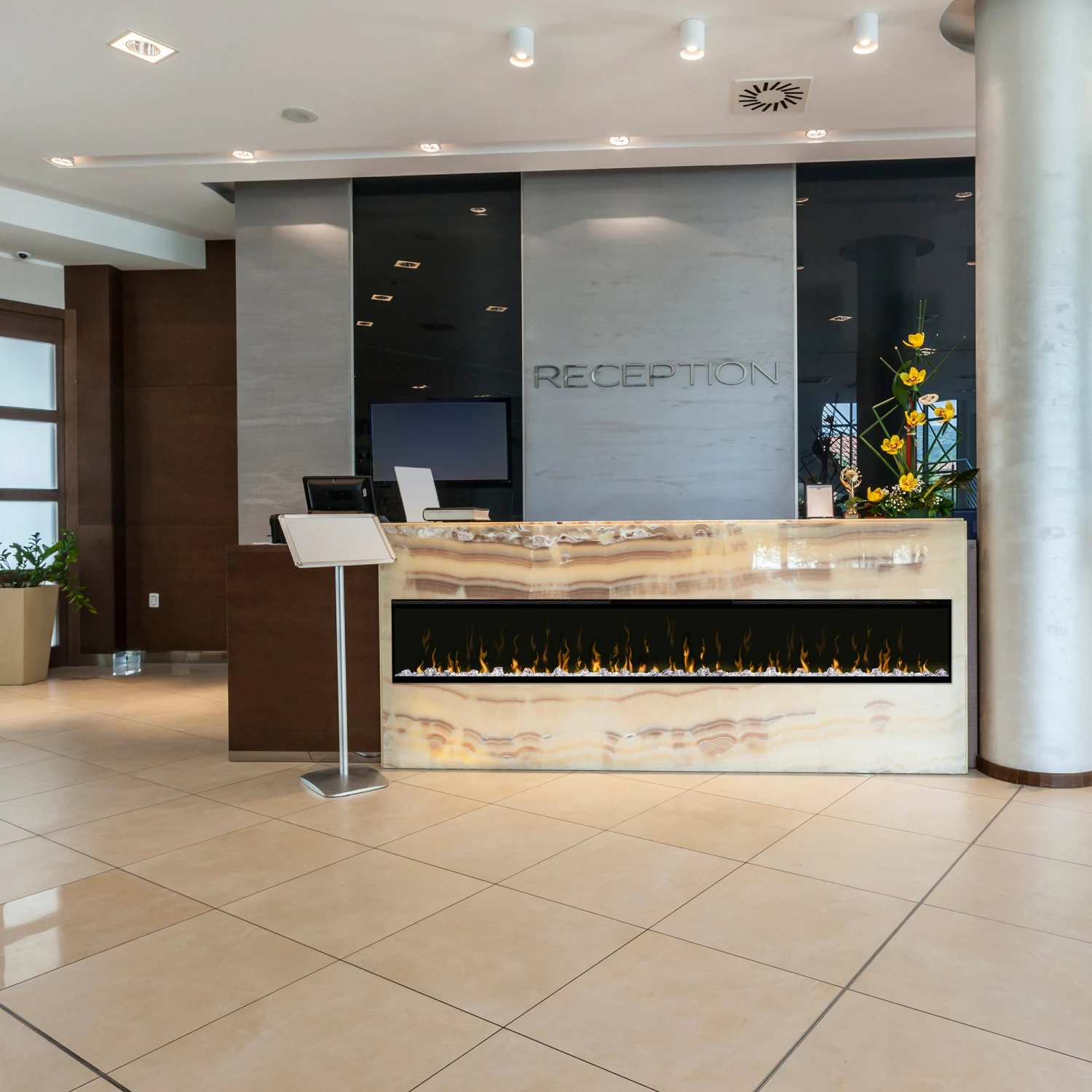 Dimplex Ignite XL 100" Built In | Wall Mount Linear Electric Fireplace | XLF100 8 Dimplex Ignite XL 100" Built In | Wall Mount Linear Electric Fireplace | XLF100 - Image 6