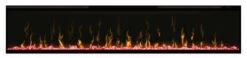 Dimplex Ignite XL 74" Built In | Wall Mount Linear Electric Fireplace | XLF74 -Electric Fire Place Store XLF74 Front Red 150dpi
