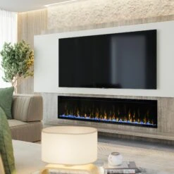 Dimplex Ignite XL 74" Built In | Wall Mount Linear Electric Fireplace | XLF74 -Electric Fire Place Store XLF74 LS3 2000px