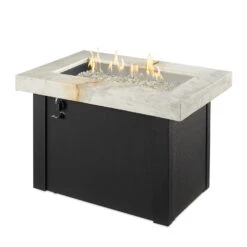 The Outdoor GreatRoom Company Providence 32-Inch Rectangular Natural Gas Fire Pit Table - White - PROV-1224-WO-K-NG 15 The Outdoor GreatRoom Company Providence 32-Inch Rectangular Natural Gas Fire Pit Table - White - PROV-1224-WO-K-NG -Electric Fire Place Store a9347eb5a8b79daddad755d5e70c1ef3