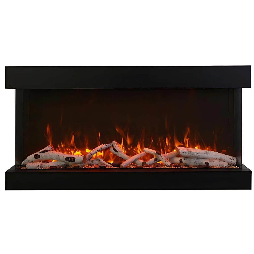 Amantii 50" Tru View XL XT 3 Sided Glass Electric Fireplace | 50-TRV-XL-XT 4 Amantii 50" Tru View XL XT 3 Sided Glass Electric Fireplace | 50-TRV-XL-XT - Image 2