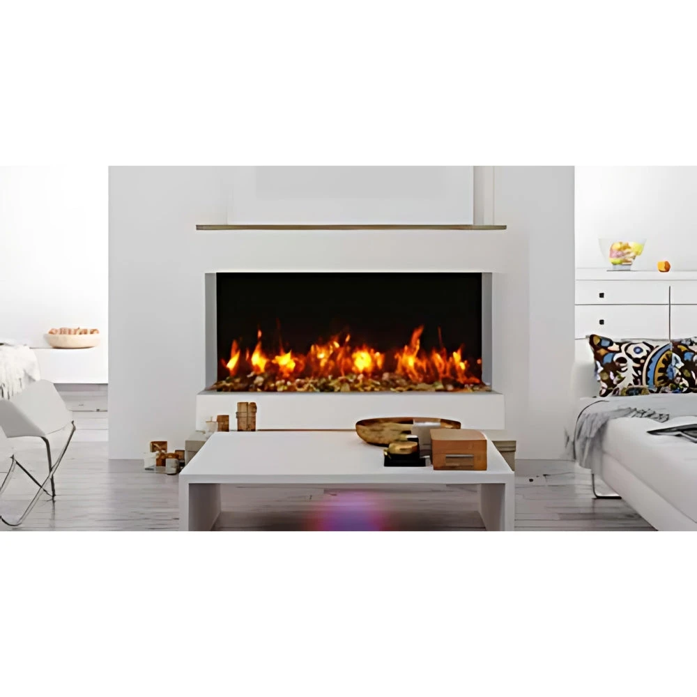 Amantii 50" Tru View XL XT 3 Sided Glass Electric Fireplace | 50-TRV-XL-XT 3 Amantii 50" Tru View XL XT 3 Sided Glass Electric Fireplace | 50-TRV-XL-XT