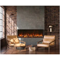 Amantii 60" Tru View XL XT 3 Sided Glass Electric Fireplace | 60-TRV-XL-XT -Electric Fire Place Store amantii 60 tru view xl xt 3 sided glass electric fireplace 60 trv xl xt 3