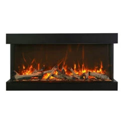 Amantii 88" Tru View XL XT 3 Sided Glass Electric Fireplace | 88-TRV-XL-XT -Electric Fire Place Store amantii 88 tru view xl xt 3 sided glass electric fireplace 88 trv xl xt 5
