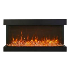Amantii 88" Tru View XL XT 3 Sided Glass Electric Fireplace | 88-TRV-XL-XT -Electric Fire Place Store amantii 88 tru view xl xt 3 sided glass electric fireplace 88 trv xl xt 7