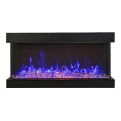 Amantii 88" Tru View XL XT 3 Sided Glass Electric Fireplace | 88-TRV-XL-XT -Electric Fire Place Store amantii 88 tru view xl xt 3 sided glass electric fireplace 88 trv xl xt 8