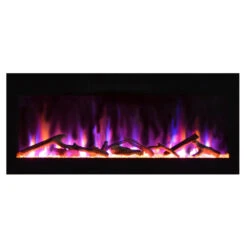 Amantii Evolution Linear 42" Fire & Ice Electric Fireplace | EVO4220 -Electric Fire Place Store amantii evolution linear 42 fire ice electric fireplace evo4220 3