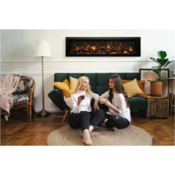 Amantii Panorama BI Deep XT 60" Smart Built-in Electric Fireplace | BI-60-DEEP-XT -Electric Fire Place Store amantii panorama bi deep xt 60 smart built in electric fireplace bi 60 deep xt 4