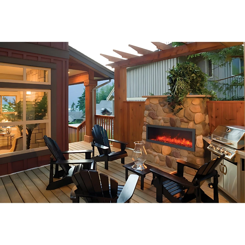 Amantii Panorama BI Series 60" Slim Smart Electric Fireplace | BI-60-SLIM-OD 5 Amantii Panorama BI Series 60" Slim Smart Electric Fireplace | BI-60-SLIM-OD - Image 3