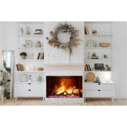 Amantii Signature 38" Built-in Electric Fireplace | BI-TRD-38-SIG -Electric Fire Place Store amantii signature series built in electric fireplaces 3