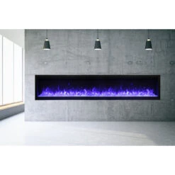 Amantii Symmetry XT Smart 100" Indoor/Outdoor Built-in Electric Fireplace | SYM-100-XT