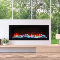 Amantii Symmetry XT Smart 60" Indoor/Outdoor Built-in Electric Fireplace | SYM-60-XT -Electric Fire Place Store amantii symmetry xt smart 60 indoor outdoor built in electric fireplace sym 60 xt 5