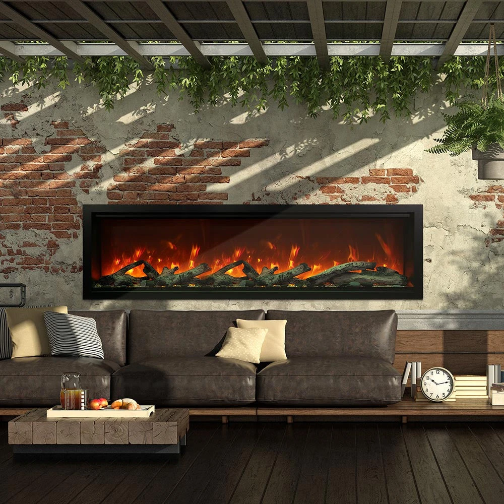 Amantii Symmetry XT Smart 74" Indoor/Outdoor Built-in Electric Fireplace | SYM-74-XT 3 Amantii Symmetry XT Smart 74" Indoor/Outdoor Built-in Electric Fireplace | SYM-74-XT