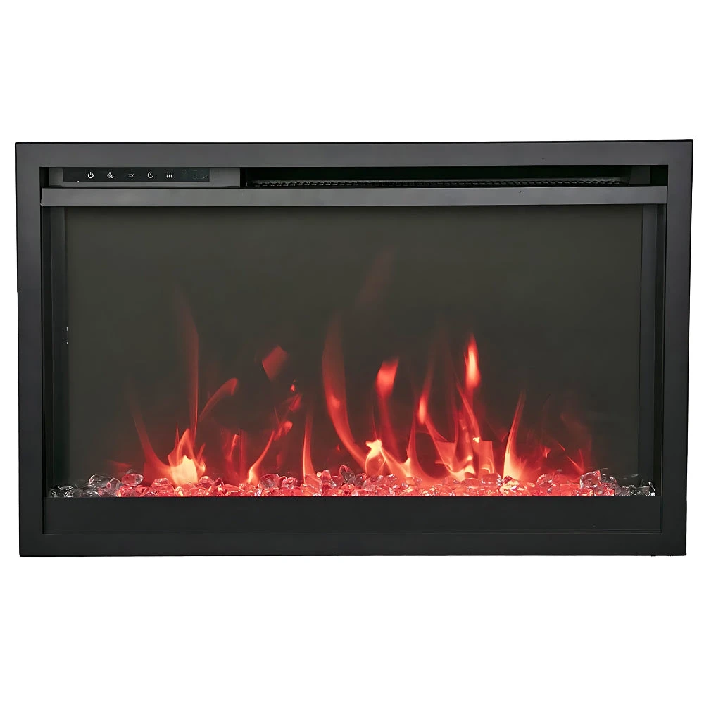 Amantii TRD Traditional Series 26" Xtra Slim Smart Electric Fireplace | TRD-26-XTRASLIM 4 Amantii TRD Traditional Series 26" Xtra Slim Smart Electric Fireplace | TRD-26-XTRASLIM - Image 2