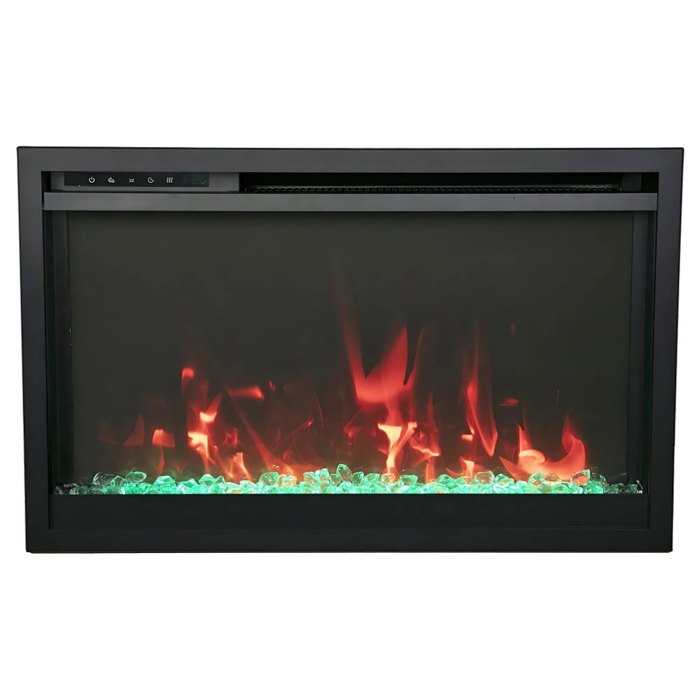 Amantii TRD Traditional Series 26" Xtra Slim Smart Electric Fireplace | TRD-26-XTRASLIM 5 Amantii TRD Traditional Series 26" Xtra Slim Smart Electric Fireplace | TRD-26-XTRASLIM - Image 3