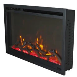 Amantii TRD Traditional Series 30" Xtra Slim Smart Electric Fireplace | TRD-30-XTRASLIM -Electric Fire Place Store amantii trd traditional series 30 xtra slim smart electric fireplace trd 30 xtraslim 4
