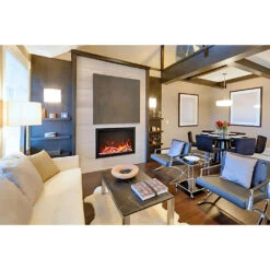 Amantii TRD Traditional Series 33" Smart Electric Fireplace | TRD-33 -Electric Fire Place Store amantii trd traditional series 33 smart electric fireplace trd 33 4