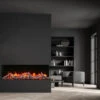Amantii Tru-View Slim 60" Indoor/Outdoor Built-In 3-Sided Glass Smart Electric Fireplace | 60-TRV-SLIM -Electric Fire Place Store amantii tru view slim 60 indoor outdoor built in 3 sided glass smart electric fireplace 60 trv slim 4