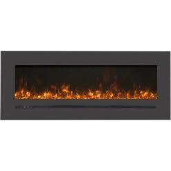 Amantii WM-FML-STL Linear 48" Electric Fireplace | WM-FML-48-5523-STL -Electric Fire Place Store amantii wm fml stl linear 48 electric fireplace wm fml 48 5523 stl 6